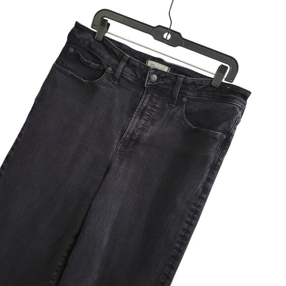Madewell Jeans Womens 14W Black The Perfect Curvy Vintage Wide Leg Denim - Picture 4 of 11